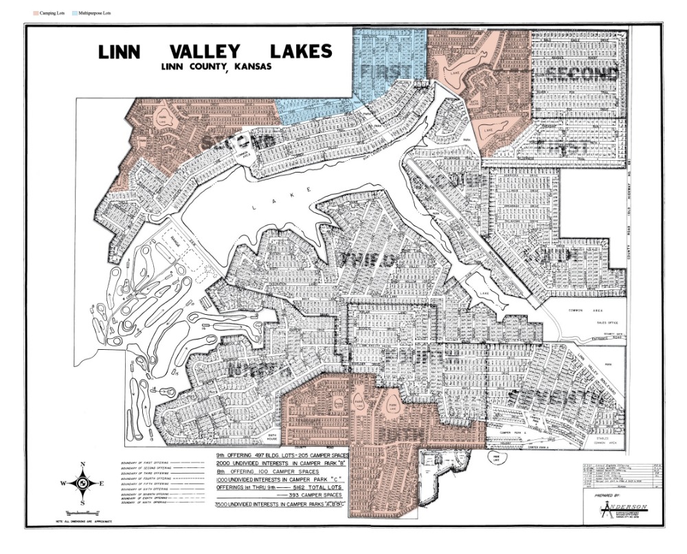 Linn Valley Lakes Map POA Lots for Sale | Linn Valley Lakes