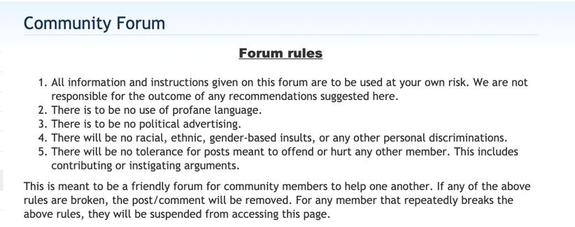 How To Use The Forum Features