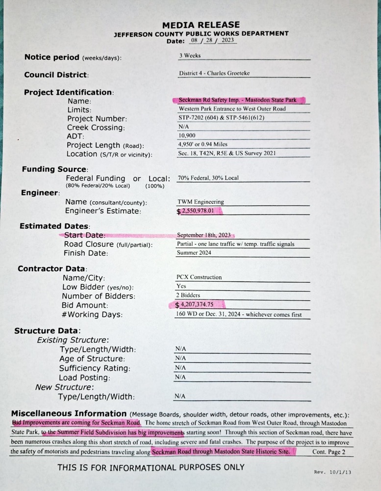 Seckman Lakes Estates HOA in Imperial, MO