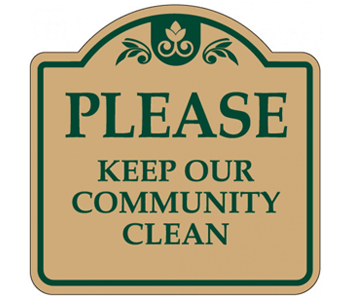 Keep our community clean