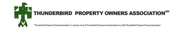 Thunderbird Property Owners Association - TPOA