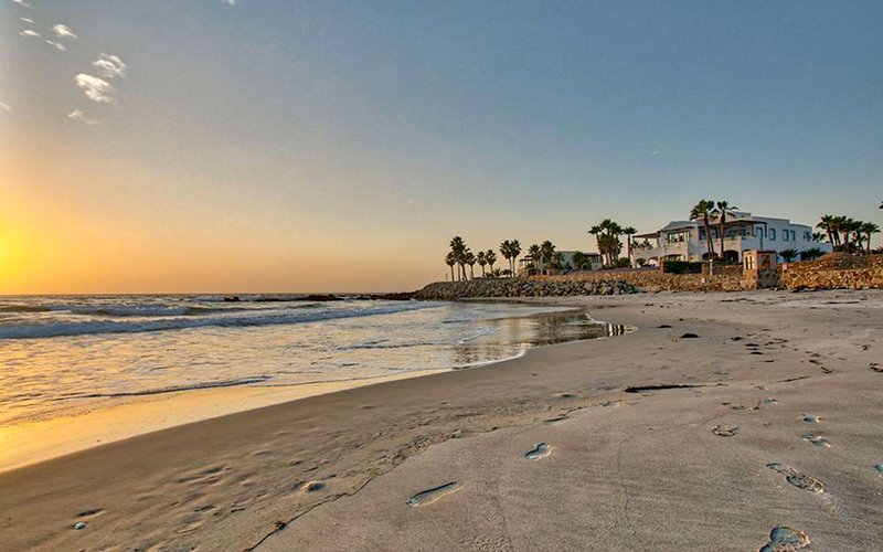 Direct beach access